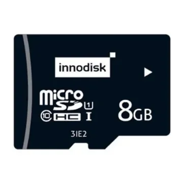InnoDisk 8 GB Industrial MicroSDHC Micro SD Card, Class 10, U1, UHS-I - DHSDM-08GE21SEASK product image