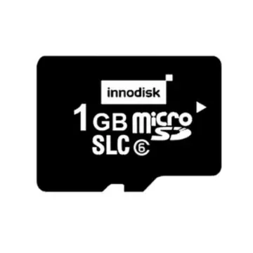 InnoDisk 1 GB Industrial MicroSDHC Micro SD Card, Class 6 UHS-I, U1 - DS2M-01GI81AW2SB product image