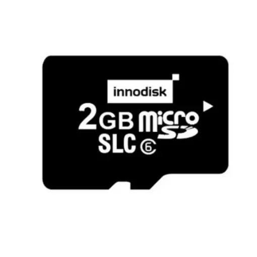 InnoDisk 2 GB Industrial MicroSDHC Micro SD Card, Class 6 UHS-I, U1 - DS2M-02GI81AW3ST product image