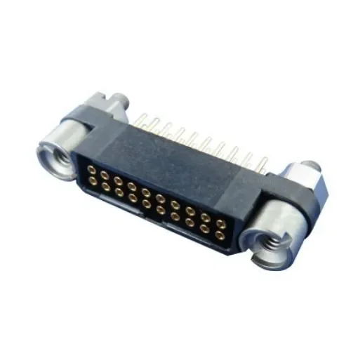 Amphenol Socapex MHDAS Series Straight PCB Mount PCB Socket, 4-Contact, 2-Row, 1.27mm Pitch, Solder Termination - MHDAS2F004YDE10 product image