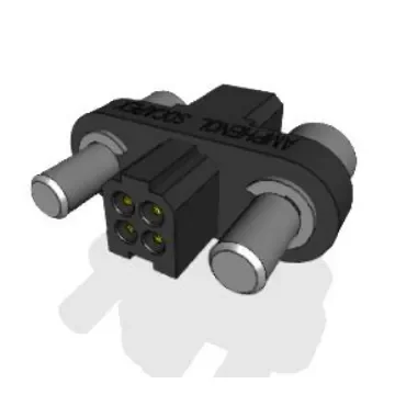 Amphenol Socapex MHDAS Series Straight PCB Mount PCB Header, 4 Contact(s), 1.27mm Pitch, 2 Row(s), Shrouded - MHDAS2M004AE01 product image