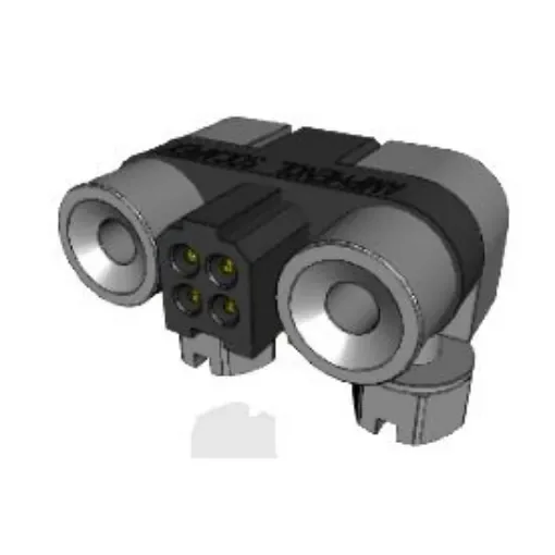 Amphenol Socapex MHDAS Series Right Angle PCB Mount PCB Header, 4 Contact(s), 1.27mm Pitch, 2 Row(s), Shrouded - MHDAS2M004YCE61 product image