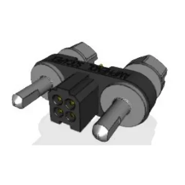 Amphenol Socapex MHDAS Series Straight PCB Mount PCB Header, 4 Contact(s), 1.27mm Pitch, 2 Row(s), Shrouded - MHDAS2M004YDE10 product image