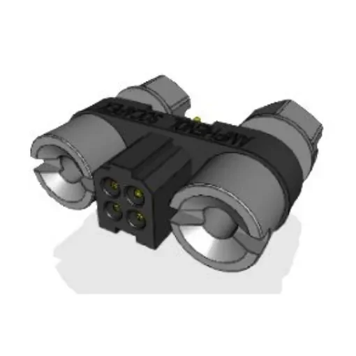 Amphenol Socapex MHDAS Series Straight PCB Mount PCB Header, 4 Contact(s), 1.27mm Pitch, 2 Row(s), Shrouded - MHDAS2M004YDE60 product image