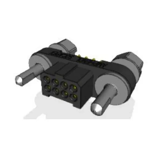 Amphenol Socapex MHDAS Series Straight PCB Mount PCB Header, 8 Contact(s), 1.27mm Pitch, 2 Row(s), Shrouded - MHDAS2M008YDE10 product image