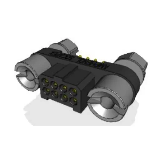 Amphenol Socapex MHDAS Series Straight PCB Mount PCB Header, 8 Contact(s), 1.27mm Pitch, 2 Row(s), Shrouded - MHDAS2M008YDE60 product image