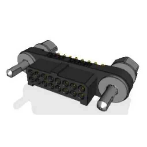 Amphenol Socapex MHDAS Series Straight PCB Mount PCB Header, 16 Contact(s), 1.27mm Pitch, 2 Row(s), Shrouded - MHDAS2M016YDE10 product image