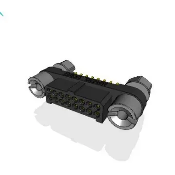 Amphenol Socapex MHDAS Series Straight PCB Mount PCB Header, 16 Contact(s), 1.27mm Pitch, 2 Row(s), Shrouded - MHDAS2M016YDE60 product image