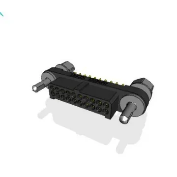 Amphenol Socapex MHDAS Series Straight PCB Mount PCB Header, 20 Contact(s), 1.27mm Pitch, 2 Row(s), Shrouded - MHDAS2M020YDE10 product image