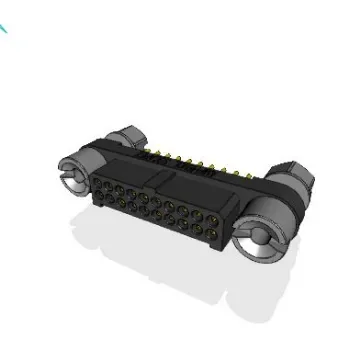 Amphenol Socapex MHDAS Series Straight PCB Mount PCB Header, 20 Contact(s), 1.27mm Pitch, 2 Row(s), Shrouded - MHDAS2M020YDE60 product image