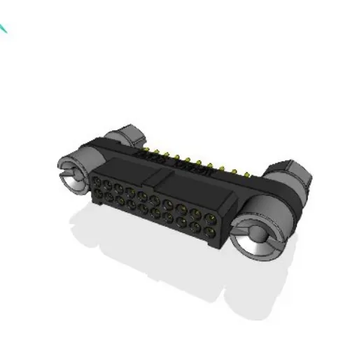 Amphenol Socapex MHDAS Series Straight PCB Mount PCB Header, 20 Contact(s), 1.27mm Pitch, 2 Row(s), Shrouded - MHDAS2M020YDE60 product image