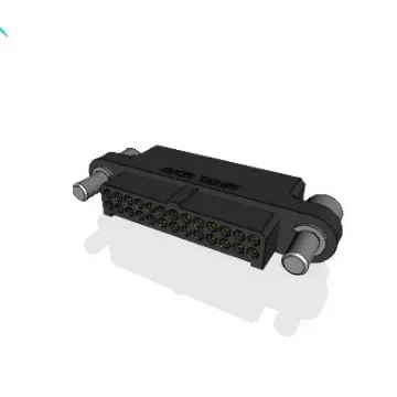 Amphenol Socapex MHDAS Series Straight PCB Mount PCB Header, 26 Contact(s), 1.27mm Pitch, 2 Row(s), Shrouded - MHDAS2M026GE01 product image