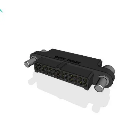 Amphenol Socapex MHDAS Series Straight PCB Mount PCB Header, 26 Contact(s), 1.27mm Pitch, 2 Row(s), Shrouded - MHDAS2M026GE01 product image