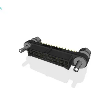 Amphenol Socapex MHDAS Series Straight PCB Mount PCB Header, 26 Contact(s), 1.27mm Pitch, 2 Row(s), Shrouded - MHDAS2M026YDE10 product image