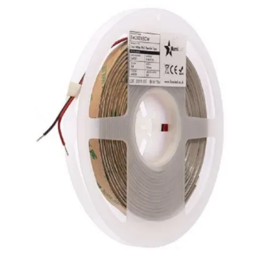 PowerLED 24V dc Neutral White LED Strip Light, 5m Length - 5M28220NW product image