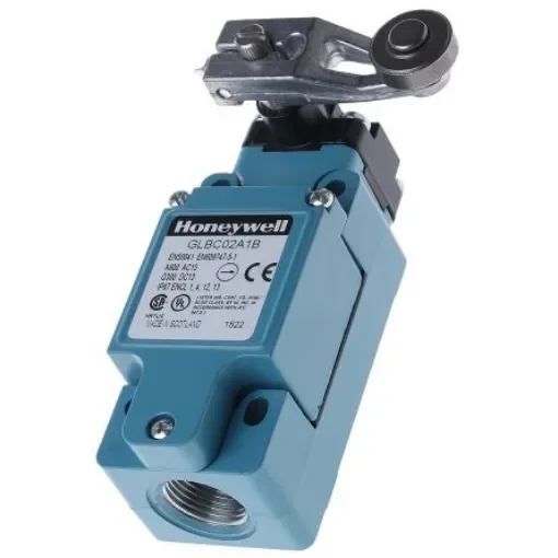 Honeywell GLB Series Roller Lever Limit Switch, NO/NC, IP67, SPDT, Die Cast Zinc Housing, 600V ac Max, 10A Max - GLBC02A1B product image