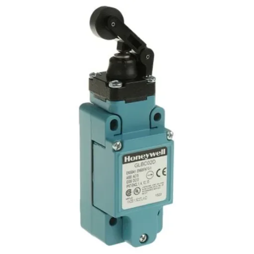 Honeywell GLB Series Roller Lever Limit Switch, NO/NC, IP67, SPDT, Die Cast Zinc Housing, 600V ac Max, 10A Max - GLBC02D product image