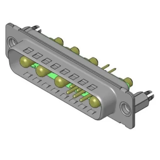 FCT from Molex 173107 9 Way D-sub Connector Socket, 2.74mm Pitch, with 4-40 Screw Locks - FM9W4P1-1410 / 1731071939 product image