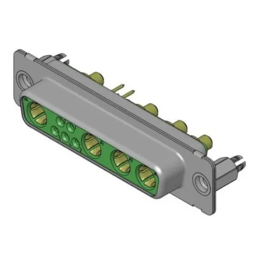 FCT from Molex 173107 9 Way D-sub Connector Socket, 2.74mm Pitch, with 4-40 Screw Locks - FM9W4S1-1410 / 1731071936 product image