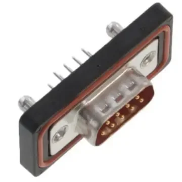 FCT from Molex 172704 9 Way Through Hole D-sub Connector Plug, 2.84mm Pitch, with 4-40 Screw Locks - FWDR09P1A / 1727040057 product image