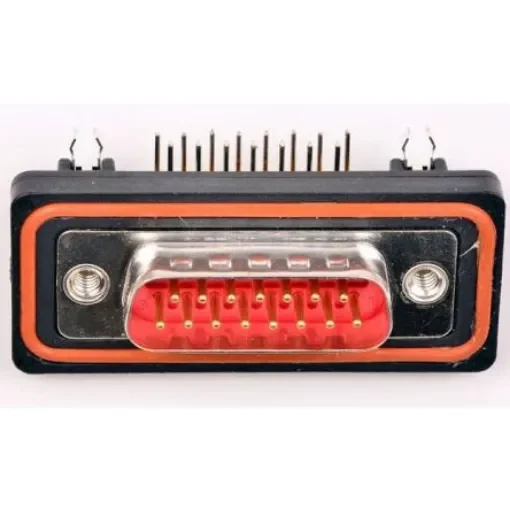 FCT from Molex 172704 15 Way Through Hole D-sub Connector Plug, 2.84mm Pitch, with 4-40 Screw Locks - FWDR15P25A / 1727040051 product image