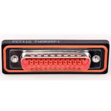 FCT from Molex 172704 25 Way Through Hole D-sub Connector Plug, 2.84mm Pitch, with 4-40 Screw Locks - FWDR25P1A / 1727040053 product image