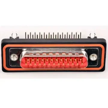 FCT from Molex 172704 25 Way Right Angle Through Hole D-sub Connector Plug, 2.84mm Pitch, with 4-40 Screw Locks - FWDR25P25A / 1727040054 product image