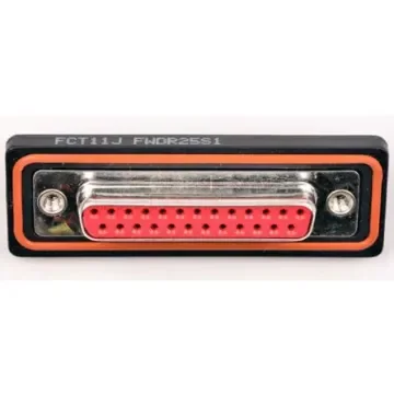 FCT from Molex 172704 25 Way Through Hole D-sub Connector Socket, 2.84mm Pitch, with 4-40 Screw Locks - FWDR25S1A / 1727040055 product image