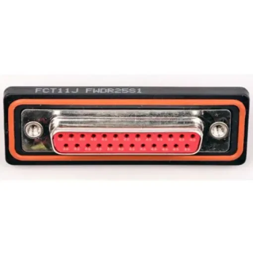FCT from Molex 172704 25 Way Through Hole D-sub Connector Socket, 2.84mm Pitch, with 4-40 Screw Locks - FWDR25S1A / 1727040055 product image