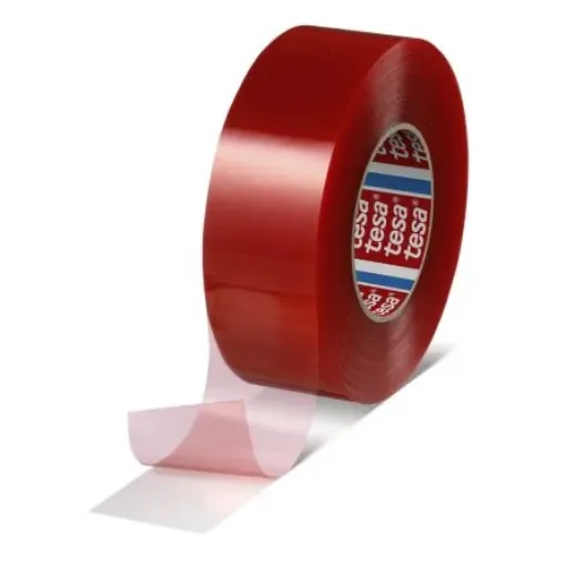 Tesa 04965-00177-00 Transparent Double Sided Tape, 0.205mm Thick, 13 N/cm, PET Backing product image