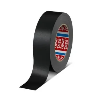 Tesa Tesa 4657 4657 Duct Tape, Black, Acrylic Coated Finish - 04657-00123-00 product image