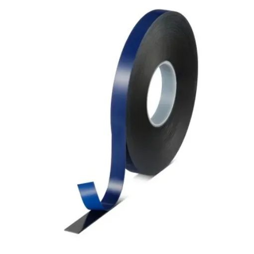 Tesa ACXplus 7074, Tesa ACXplus 7074 Black Foam Tape, 1.0mm Thick - 07074-00011-24 product image