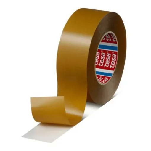 Tesa 04962-00017-00 Translucent Double Sided Tape, 0.16mm Thick, 14 N/cm, Non-Woven Backing product image