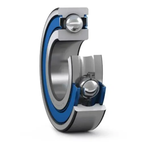 SKF W 6200-2RS1/VP311 Single Row Deep Groove Ball Bearing- Both Sides Sealed 10mm I.D, 30mm O.D product image