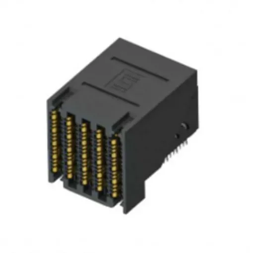 Samtec, EBTF 2mm Pitch 4 Pair Backplane Connector, Female, Right Angle, 10 Column, 4 Pair Way - EBTF-4-10-2.0-S-RA-1 product image