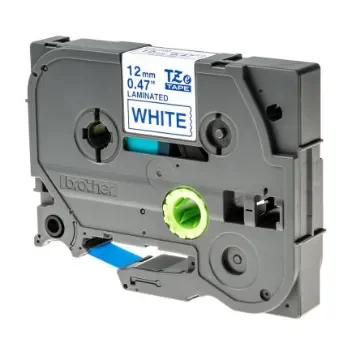 Brother Blue on White Label Printer Tape, 8 m Length, 12 mm Width - TZe-233 product image