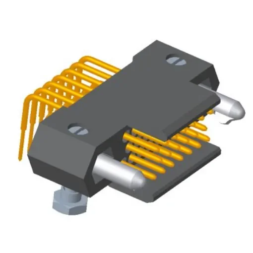 Amphenol Socapex HDAS Series Right Angle PCB Mount PCB Header, 20 Contact(s), 1.905mm Pitch, 3 Row(s), Shrouded - HDASF020YC-000 product image