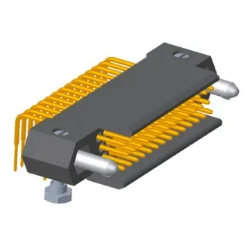 Amphenol Socapex HDAS Series Right Angle PCB Mount PCB Header, 41 Contact(s), 1.905mm Pitch, 3 Row(s), Shrouded - HDASF041YC-000 product image