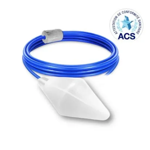 ATMI Cable Mount Copolymer Polypropylene Float Switch, Float, 10m Cable, SPDT, 250V ac Max, 125V dc Max - SOBAEPACS10M product image