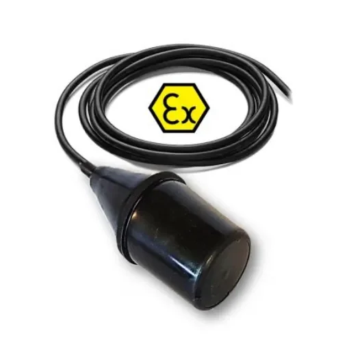 ATMI SOLIBA EX Series Tilt Level Switch Level Sensors, SPDT Output, Cable Mount, Copolymer Polypropylene + HR HY Body, - SOLIBAEXP5M product image