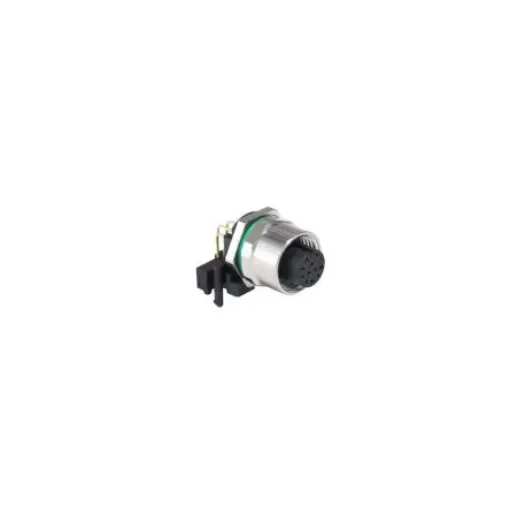 Bulgin Circular Connector, 12 Contacts, Panel Mount, M12 Connector, Socket, Female, IP67, Buccaneer M12 Series - PXMBNI12RAF12APCM12 product image