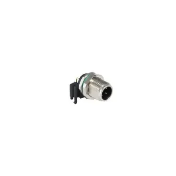 Bulgin Circular Connector, 4 Contacts, Panel Mount, M12 Connector, Socket, Male, IP67, Buccaneer M12 Series - PXMBNI12RAM04APCM12 product image