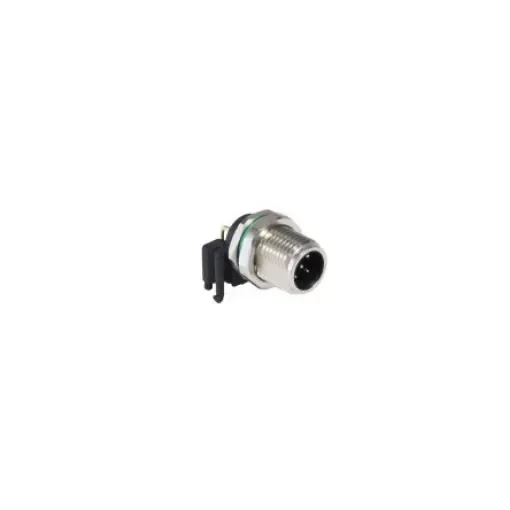 Bulgin Circular Connector, 5 Contacts, Panel Mount, M12 Connector, Socket, Male, IP67, Buccaneer M12 Series - PXMBNI12RAM05APCM12 product image