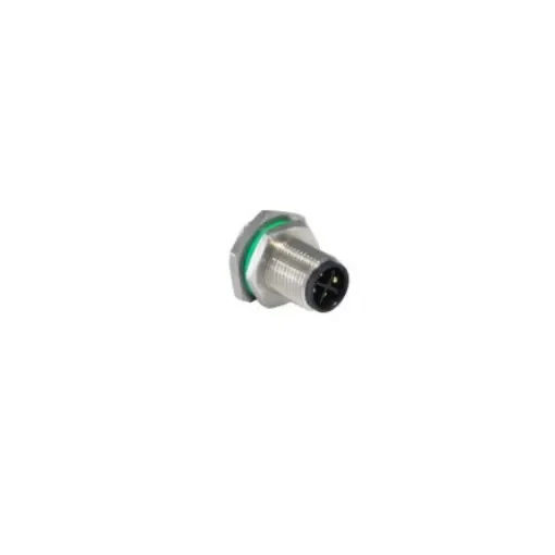 Bulgin Circular Connector, 17 Contacts, Panel Mount, M12 Connector, Plug, Male, IP67, Buccaneer M12 Series - PXMBNI12RPM17AFLM16001 product image