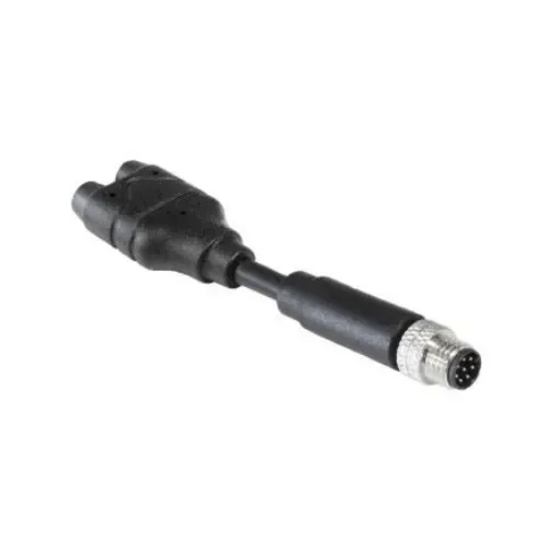 Bulgin Male Pole M8 Plug to 8 Pole M8 Plug Adapter - PXPPVC08FIM08AYT010PVC product image