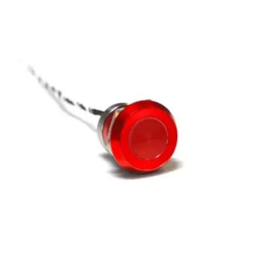 Bulgin Capacitive Switch Latching NC,Illuminated, IP68 Red Anodised - MC22LCRRG product image