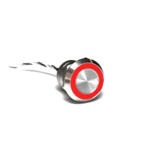 Bulgin Capacitive Switch Momentary NO,Illuminated, IP68 Stainless Steel - MC22MOSRG product image