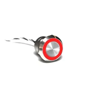 Bulgin Capacitive Switch Momentary NC,Illuminated, IP68 Stainless Steel - MC22MCSRG product image