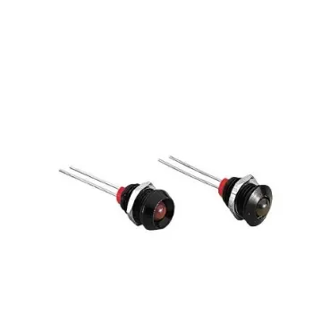 Bulgin DX Series Panel Mount Indicator, 2.2V dc, 8mm Mounting Hole Size, Lead Wires Termination, IP66 - DX1090/TR product image