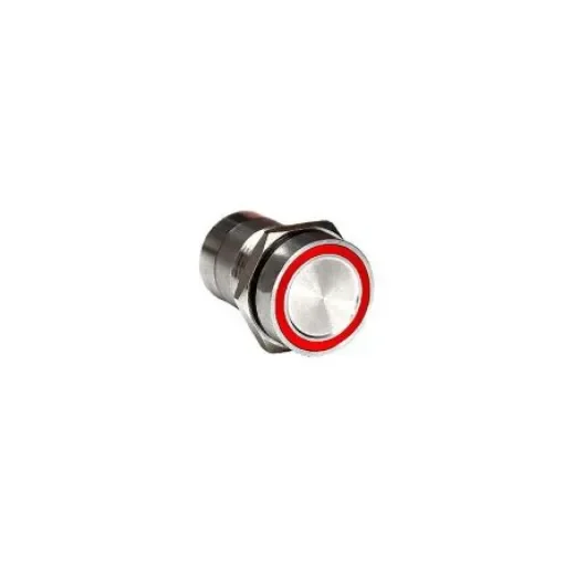 Bulgin Capacitive Switch Momentary NO,Illuminated, IP68 Stainless Steel - MC16MOSRG product image